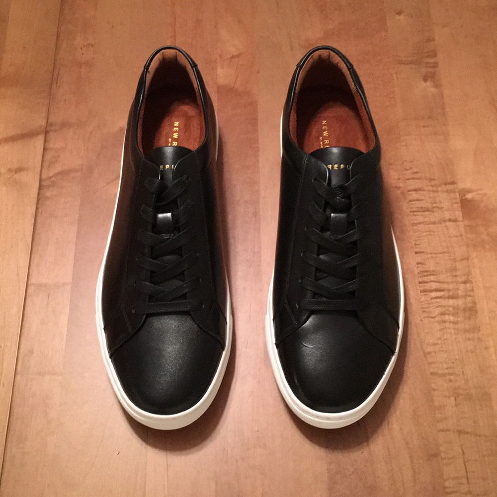 New Republic Kurt fancy black sneakers